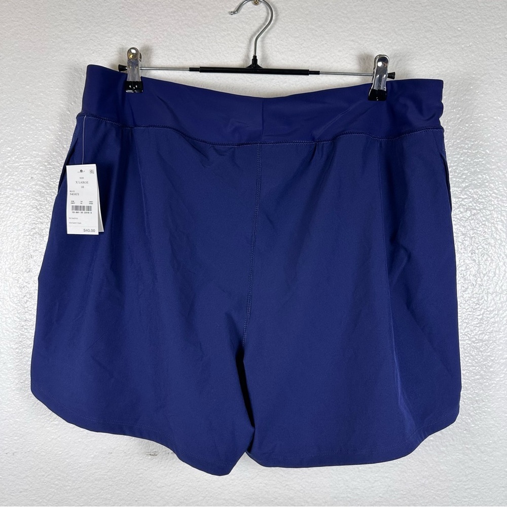Lands’ End Women's Blur Swim Bottoms Shorts Size XL